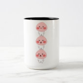 かわいいりんごの三つ子 ツートーンマグカップ (中央)