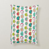 かわいいりんごパターン アクセントクッション (裏面(縦))
