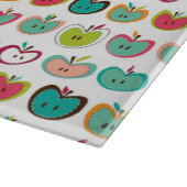 かわいいりんごパターン カッティングボード (角)