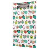 かわいいりんごパターン クリップボード (左)