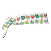 かわいいりんごパターン タイヘッドバンド (回転270)