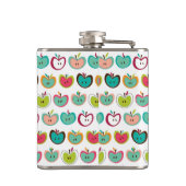 かわいいりんごパターン フラスク (裏面)