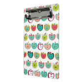 かわいいりんごパターン ミニクリップボード (アングル2)