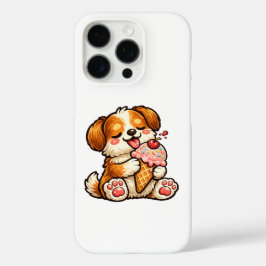 かわいいアイスの犬 iPhone 16 PROケース