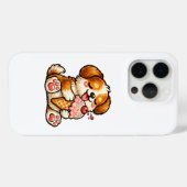 かわいいアイスの犬 Case-Mate iPhoneケース (裏面 (横))