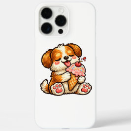 かわいいアイスの犬 iPhone 16 PRO MAXケース