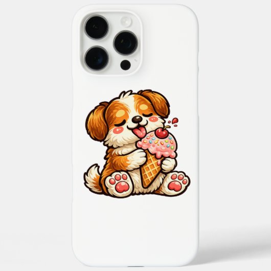 かわいいアイスの犬 Case-Mate iPhoneケース (裏面)