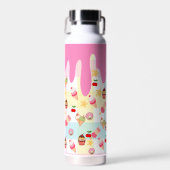 かわいいアイスクリームとドリップの水筒 ウォーターボトル (正面)