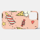 かわいいアイスクリームと棒つきキャンデー Case-Mate iPhoneケース (裏面 (横))