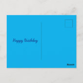 かわいいアイスクリームの女の子 ポストカード (裏面)