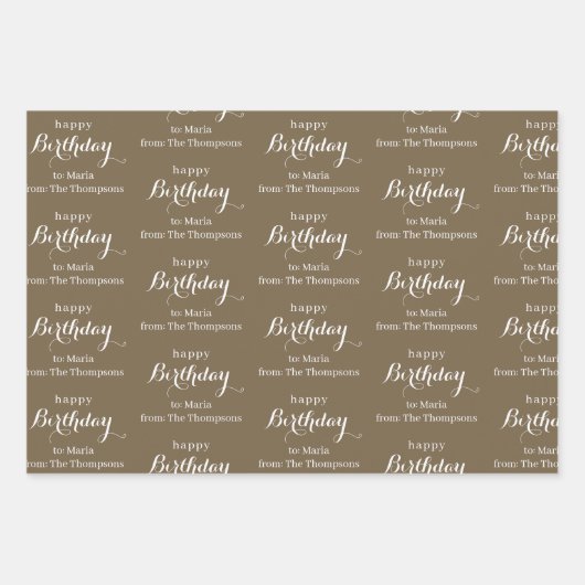 かわいいアイスクリームコーンお洒落ナポリタン ラッピングペーパーシート (正面)