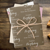 かわいいアイスクリームコーンお洒落ナポリタン ラッピングペーパーシート