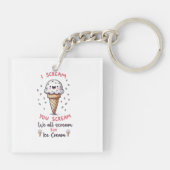 かわいいアイスクリームパン キーホルダー (裏面)