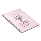 かわいいアイスクリームパン ノートブック (右側)