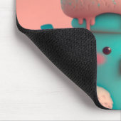 かわいいアイスクリームマウス マウスパッド (コーナー)