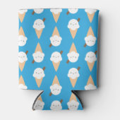 かわいいアイスクリーム円錐 缶クーラー (正面)