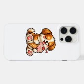 かわいいアイスクリーム犬 iPhoneケース (裏面横)