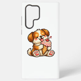 かわいいアイスクリーム犬 SAMSUNG GALAXY S22 ULTRAケース