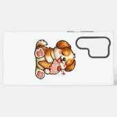 かわいいアイスクリーム犬 SAMSUNG GALAXYケース (裏面横)