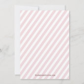 かわいいアイスクリーム誕生日パーティーの招待 招待状 (裏面)