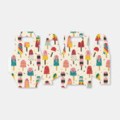 かわいいアイスクリーム誕生日パーティー フェイバーボックス (折り畳みなし)