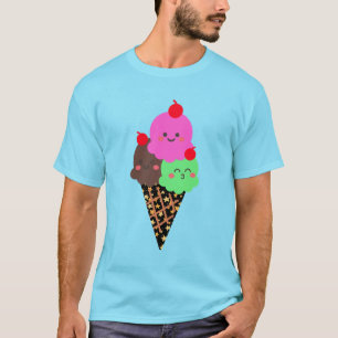 かわいいアイスクリーム – かわいい宇宙コーン Tシャツ