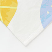 かわいいアイスクリーム、かわいい、シームレスなパターン。 フリースブランケット (角)