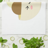 かわいいアイスクリーム キッチンタオル (折り畳み)