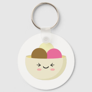 かわいいアイスクリーム キーホルダー