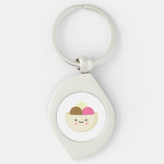 かわいいアイスクリーム キーホルダー (正面)