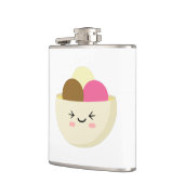 かわいいアイスクリーム フラスク (左)