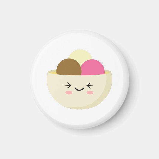 かわいいアイスクリーム マグネット (正面)