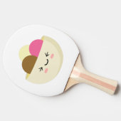 かわいいアイスクリーム 卓球ラケット (横)