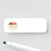 かわいいアイスクリーム 名札 (インサイチュ)