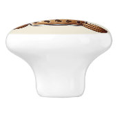 かわいいアイスコーヒー好き セラミックノブ (側面)