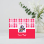 かわいいアイススケート ポストカード (スタンド正面)