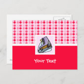 かわいいアイススケート ポストカード (正面/裏面)