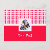 かわいいアイススケート ポストカード (正面)