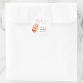 かわいいアイススコップ ベビーシャワー ラウンドシール