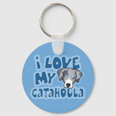 かわいいアイラブマイカタホウラ キーホルダー (正面)