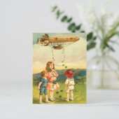 かわいいアイリッシュキッズはがき ポストカード (スタンド正面)