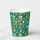かわいいアイルランドのアイコンパターン 紙コップ (右)