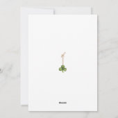 かわいいアイルランドの雑貨屋さんスタンド セントパトリックデー シーズンカード (裏面)