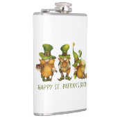 かわいいアイルランド格言ハッピーセントパトリックの日 フラスク (右)