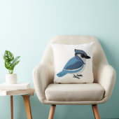 かわいいアオカケス クッション (椅子)