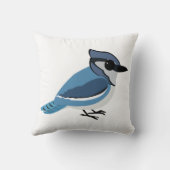 かわいいアオカケス クッション (裏面)