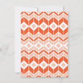 かわいいアカギツネのパーティの招待状 招待状 (裏面)