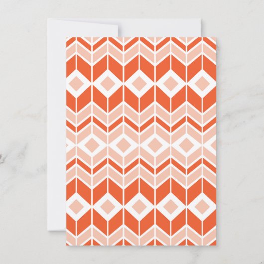 かわいいアカギツネのパーティの招待状 招待状 (裏面)