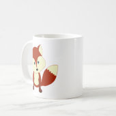 かわいいアカギツネ コーヒーマグカップ (正面左)
