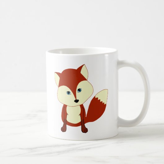 かわいいアカギツネ コーヒーマグカップ (右)
